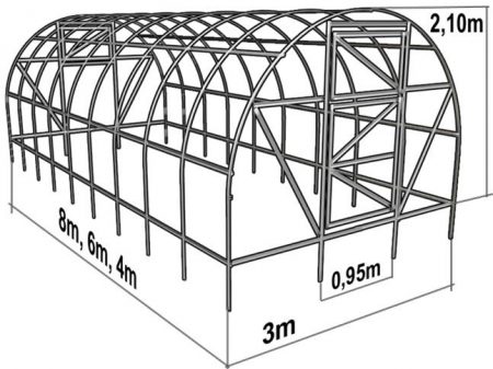 polycarbonate greenhouse drawings