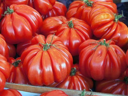 Amerikaanse geribbelde tomaat: beoordelingen, kenmerken en beschrijving van de variëteit