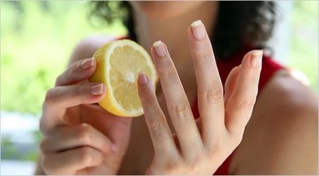 лимон за ръце