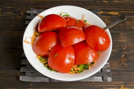 Nasekané paradajky