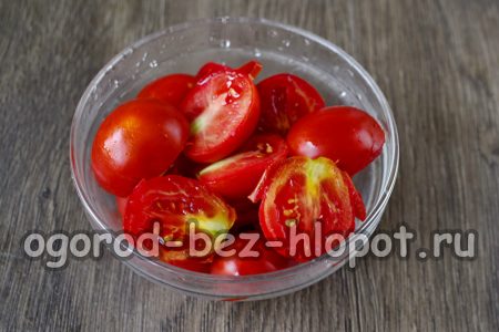 Hackade tomater
