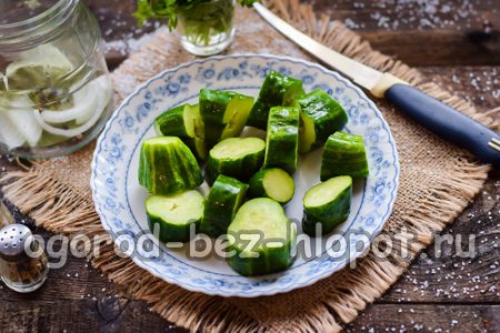 Sliced ​​Cucumbers