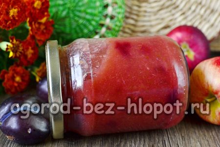 apple and plum jam