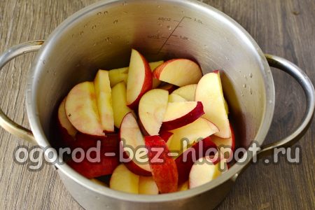 pokrojone jabłka