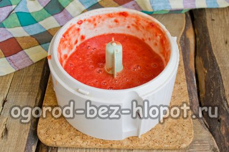 purée de tomates