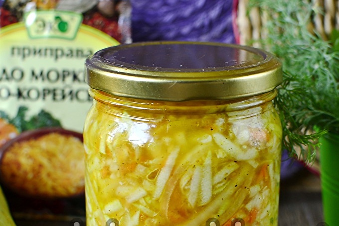 Koreansk zucchini det mest läckra vinterreceptet
