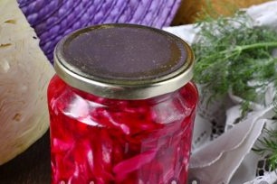 pickled cabbage is ready