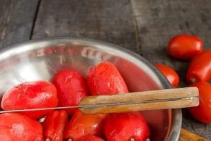 peler les tomates