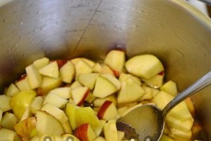 variť jablká