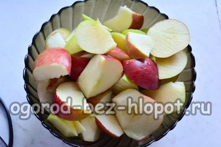 chop apples