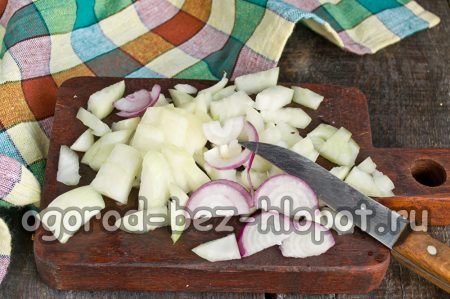 chop onions