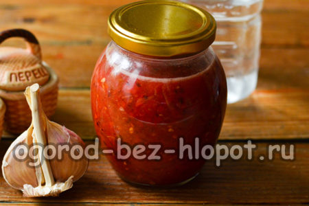 salsa de tomate lista