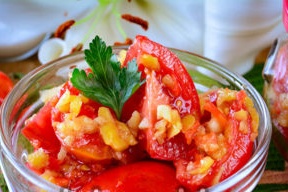 Korean tomatoes in a jar