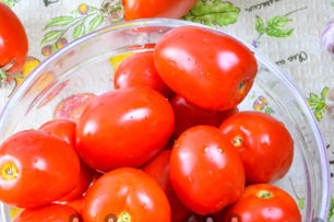 umyte paradajky