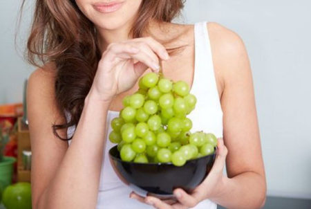 l'avantage de perdre du poids sur les raisins