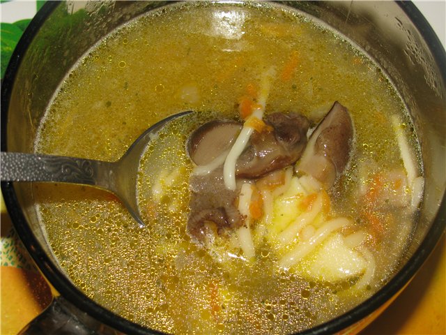 Houbová polévka