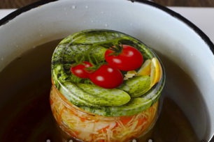sterilize jars of cabbage