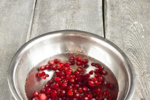 rinse cranberries