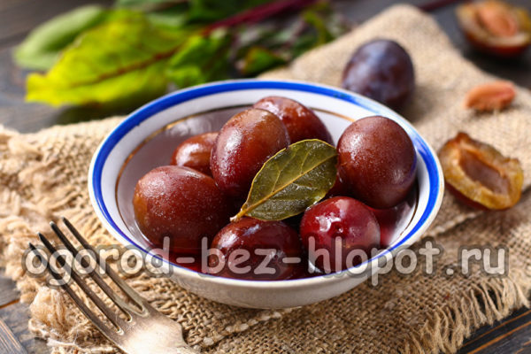 plums to taste like olives