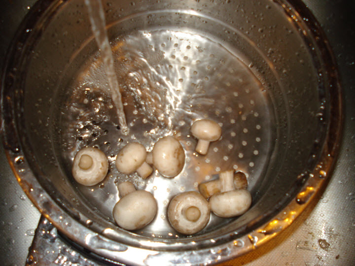 Spălarea ciupercilor