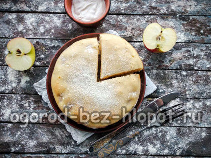 almás pite, amely megolvad a szádban