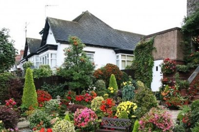 arrangement of a summer cottage