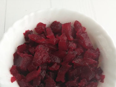 chopped beets