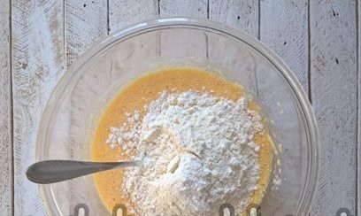 sprinkle flour