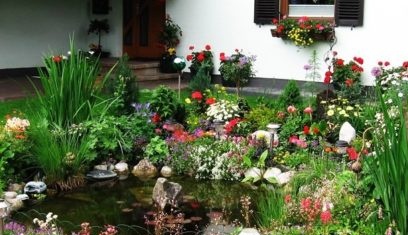 Beautiful flower garden with your own hands