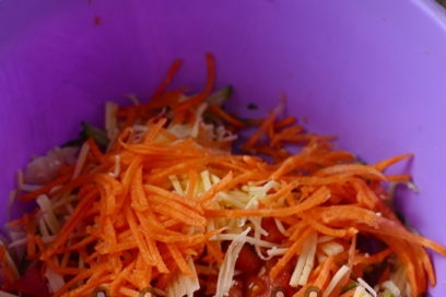 hackade morötter