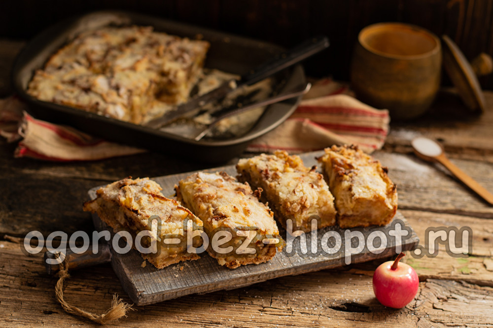 bulharský jablkový koláč