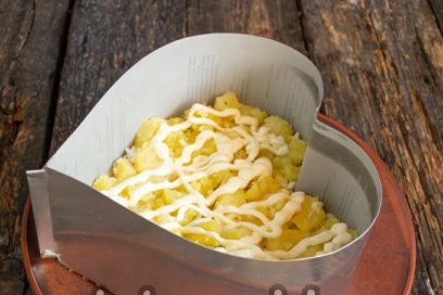 zemiakový obal s omáčkou