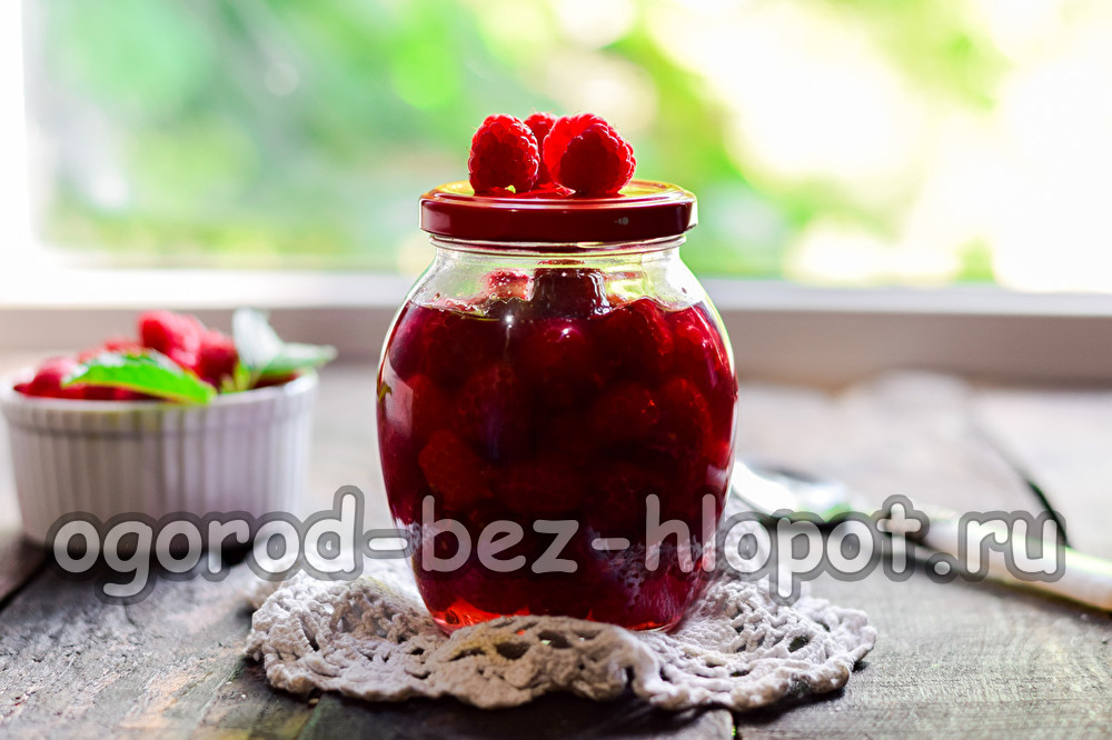 raspberries in their own juice