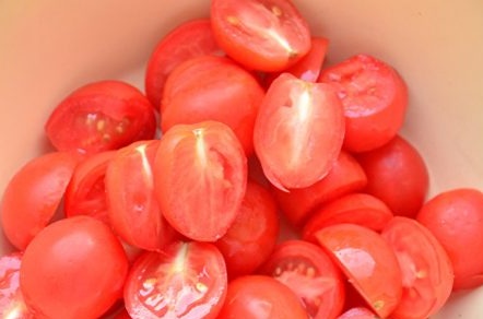 شرائح الطماطم