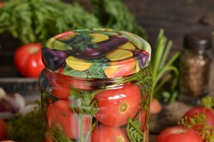 pickled tomatoes for the winter