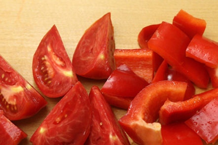 rajčata a paprika