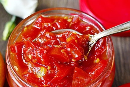 tomato jam for the winter