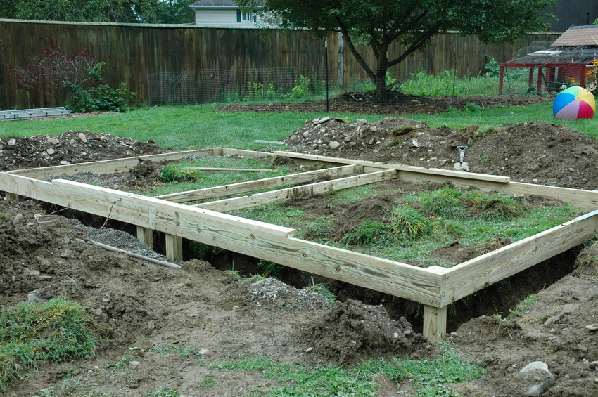 foundation for greenhouse