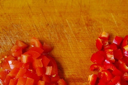 rajčata a paprika